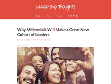 Tablet Screenshot of leadershipthoughts.com